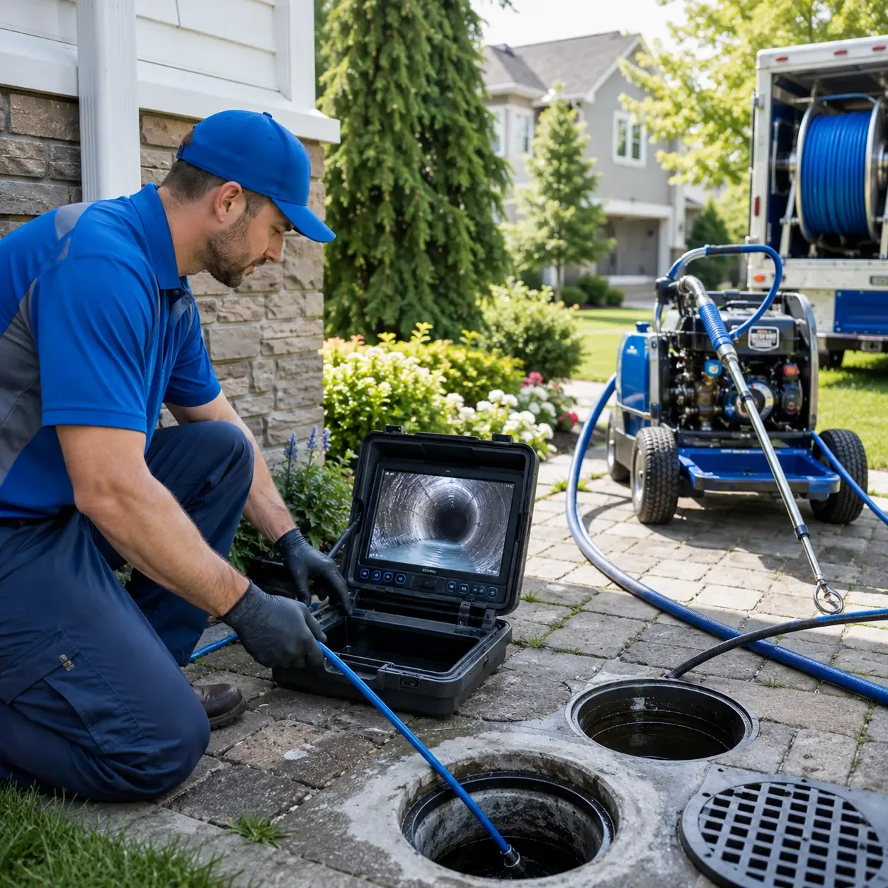 Outdoor drain cleaning professionals serving Bloomington, MD